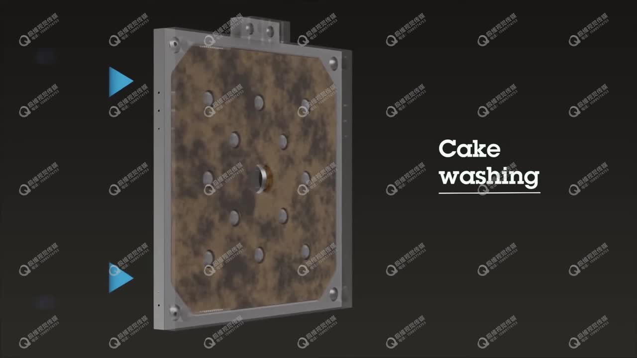 板框压滤机三维动画制作案例