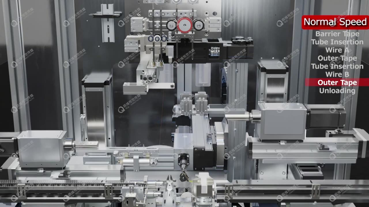 定子绕线机三维动画制作案例