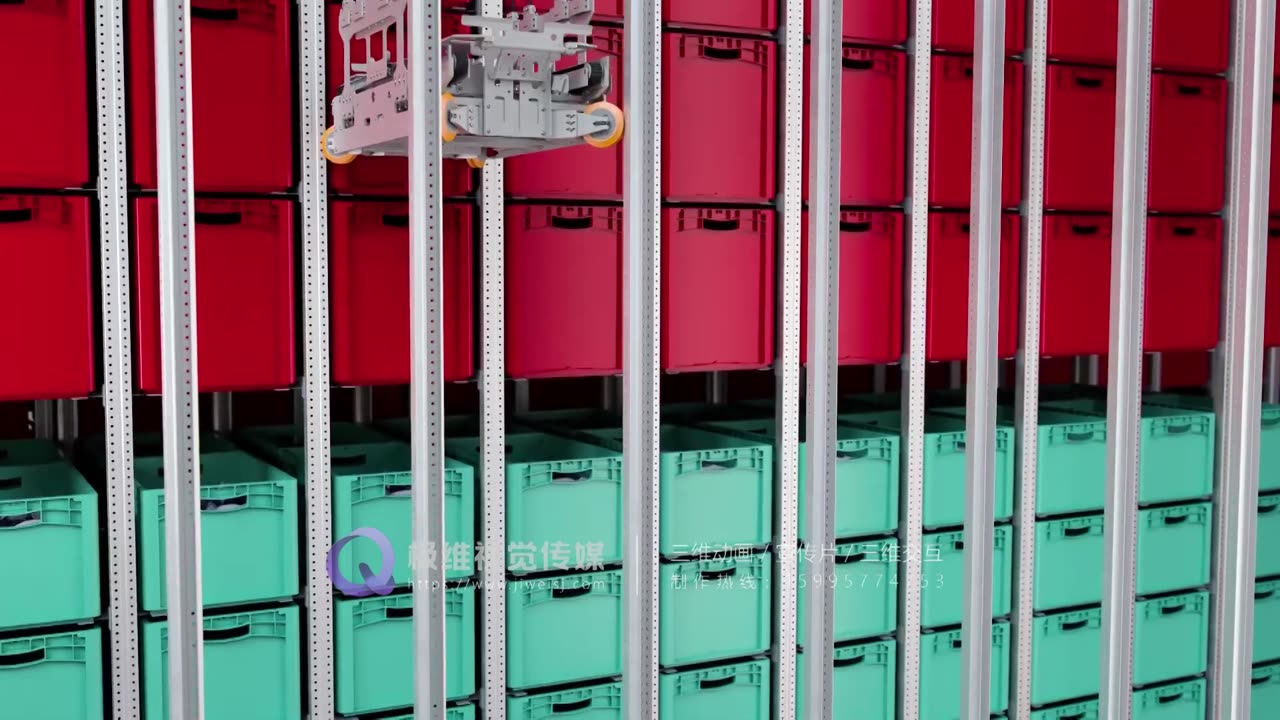 立库展示三维动画制作案例