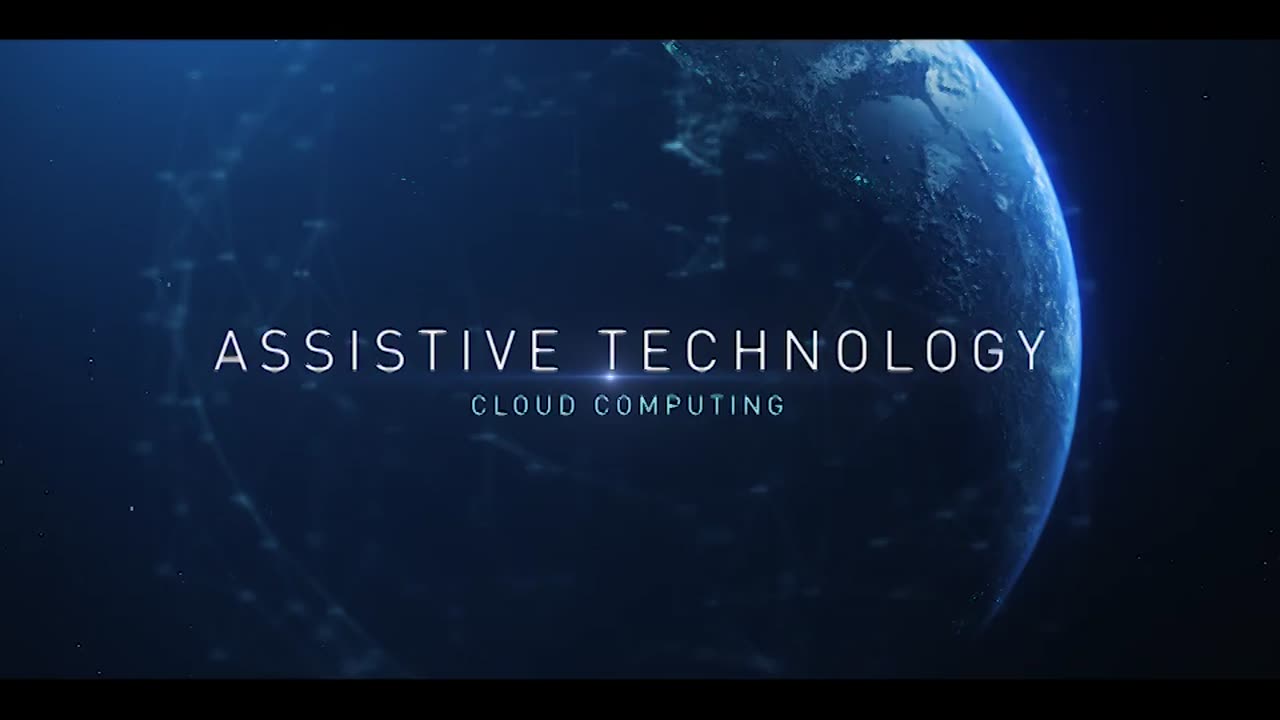 科技感数字地球文字标题片头 Digital Cyber Futuristic Earth Cinematic Title Opener 45380426