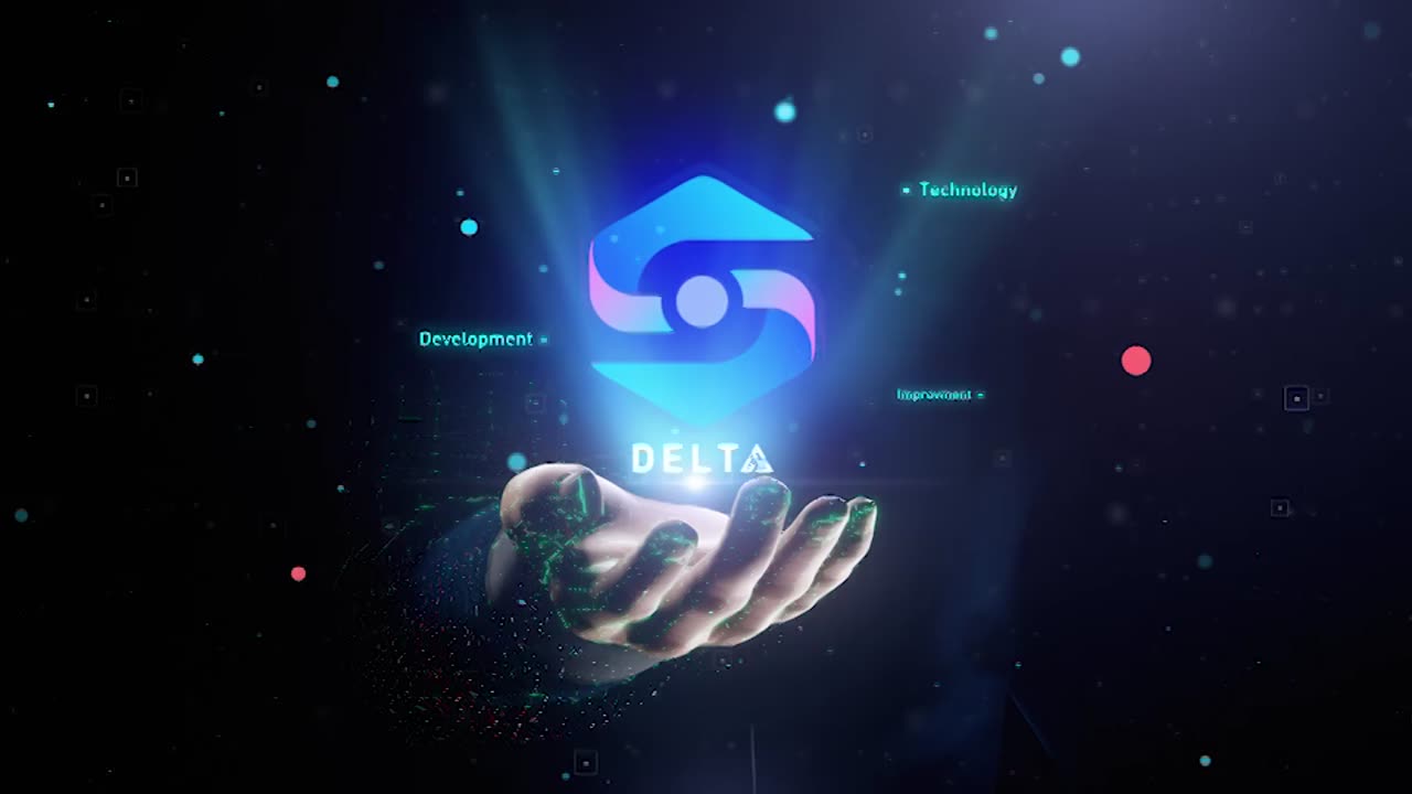 科技感手掌全息投影Logo动画 Digital Hand Hologram Presentation Logo Reveal 45355956