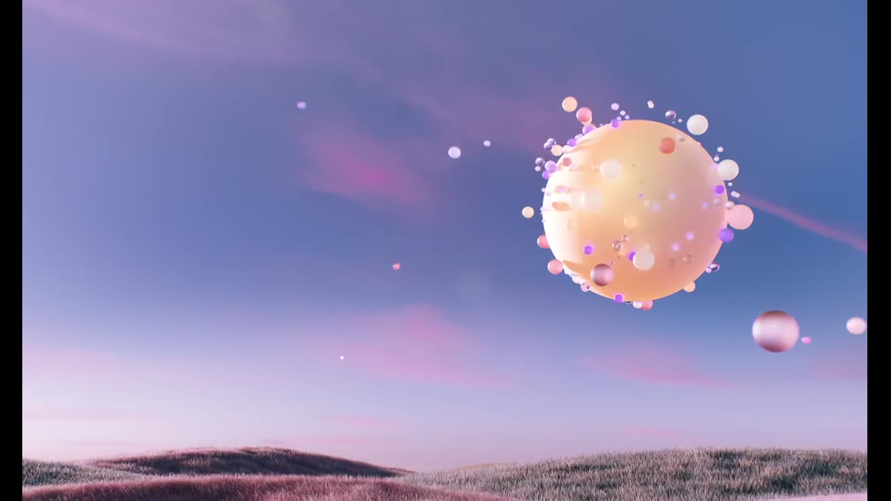 超现实C4D动态概念风格设计 LG Bestshop 数字标牌