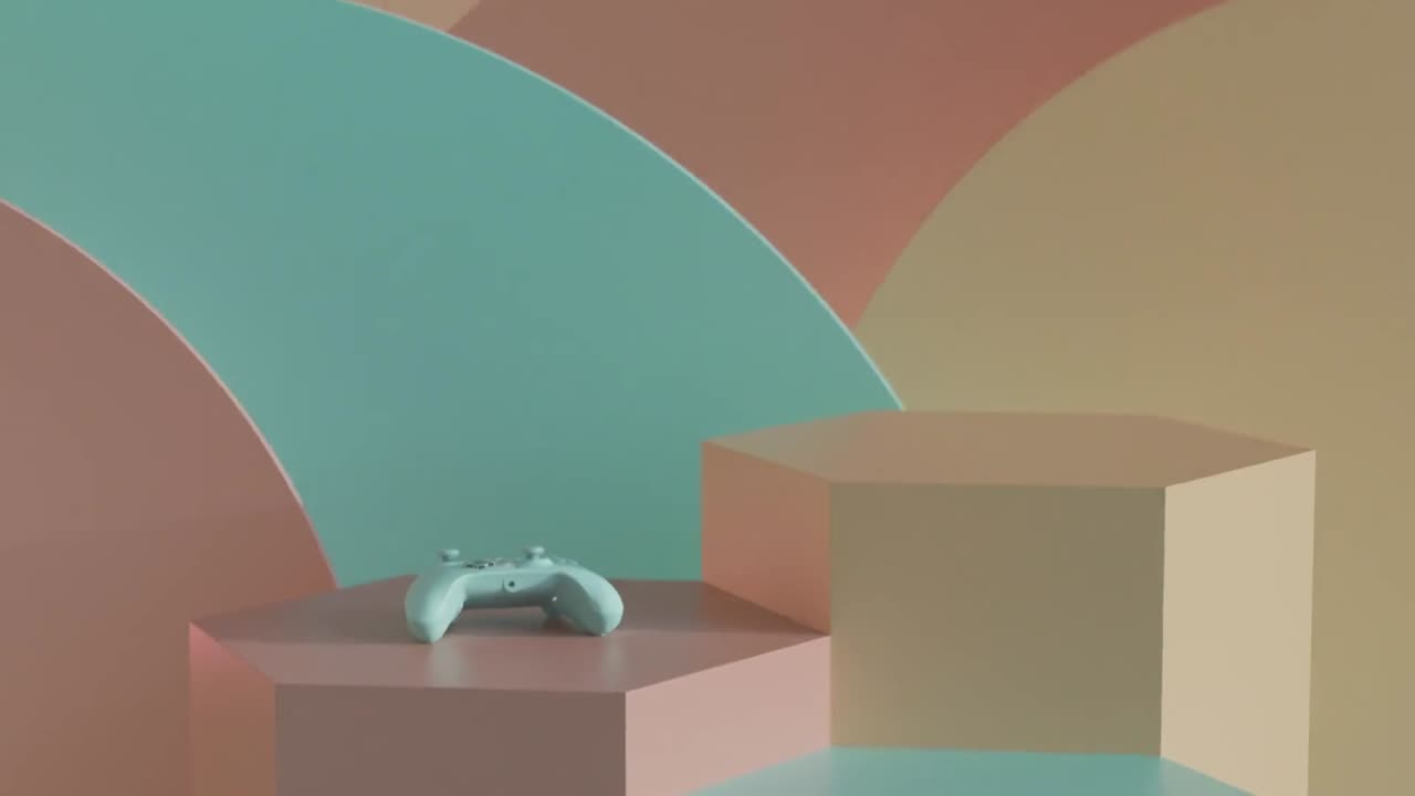 Xbox Pastels 游戏手柄宣传视频