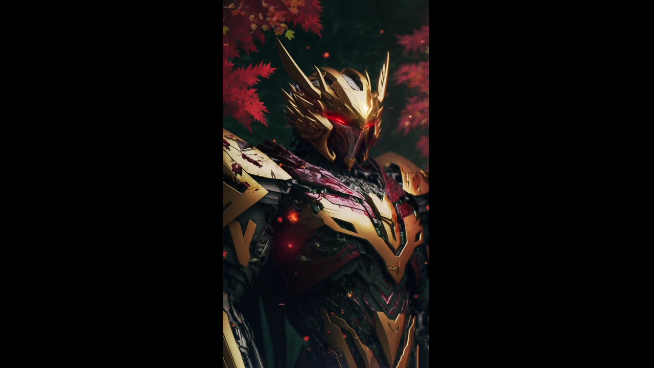 当金盔机甲骑士配上红眼有多帅？